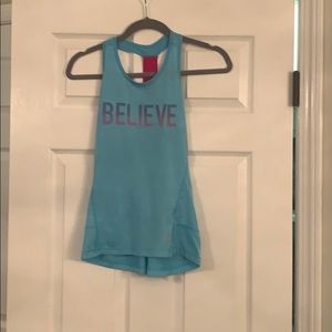 A light blue tank top from Reebok